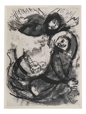 Marc Chagall, The Flood, Héliogravure, 1960