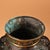 Pair of Vintage Bronze Jars With Gold Inlay – Archaistic Vessels, 5.3 LBS For Sale - Image 4 of 9