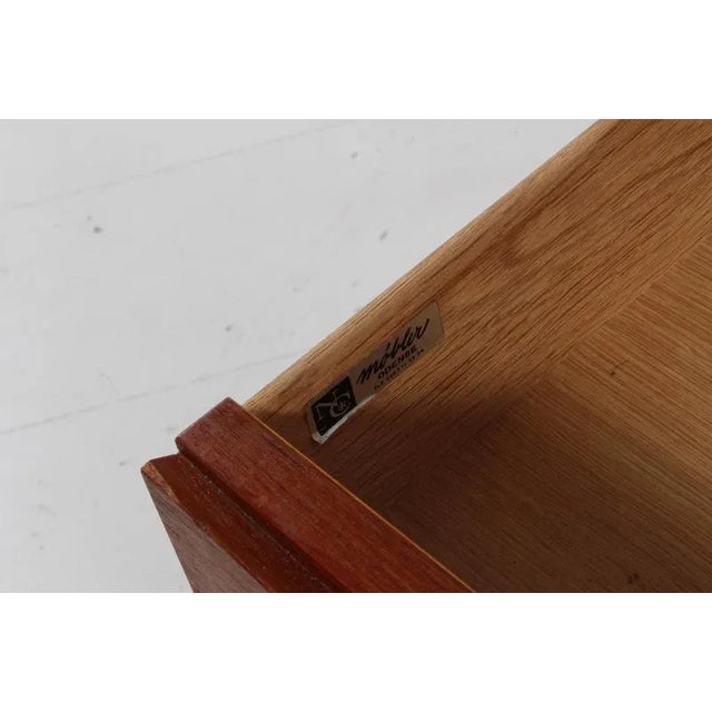 Brown Chest of Drawers attributed to Niels Clausen, 1960s For Sale - Image 8 of 10