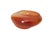 Art Studio Santa Fe Artisan Signed Burnt Orange Organic Shape Glass Bowl 7.5" This art glass bowl is a beautiful hand-...