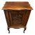 Antique English Wood Cabinet For Sale