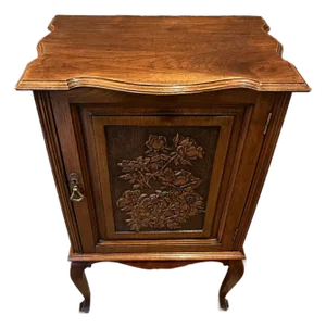 Antique English Wood Cabinet