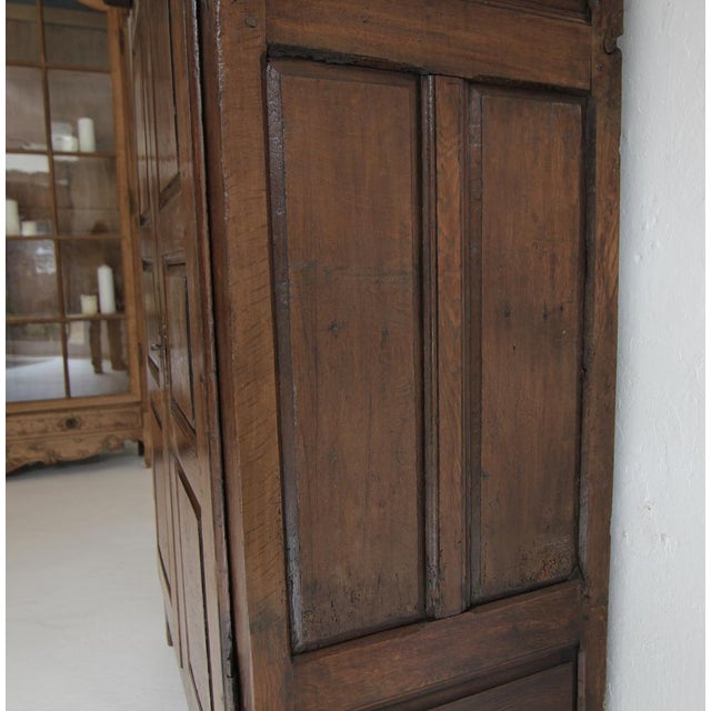 Early 19th Century French Provincial Oak Cupboard For Sale - Image 16 of 18