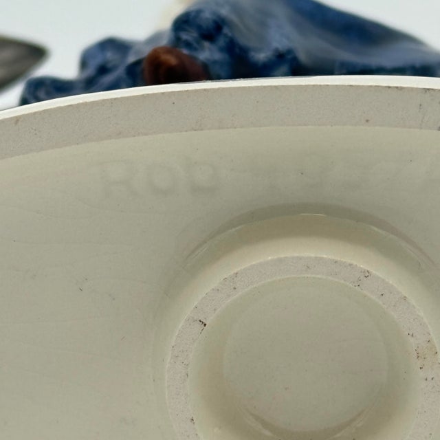 Blue Vintage 1950s Goebel West Germany “Flight Into Egypt” Nativity Figurine – Mary & Child on Donkey For Sale - Image 8 of 9