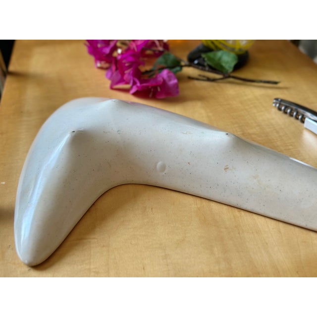 Vintage Mid-Century Modern Space Age Boomerang Serving Platter Dish for the Freeform "Poppytrail" Line by Metlox For Sale - Image 10 of 13