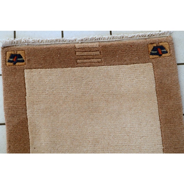 Textile 1960s, Vintage Tibetan Khaden Rug 2 X 4 For Sale - Image 7 of 15