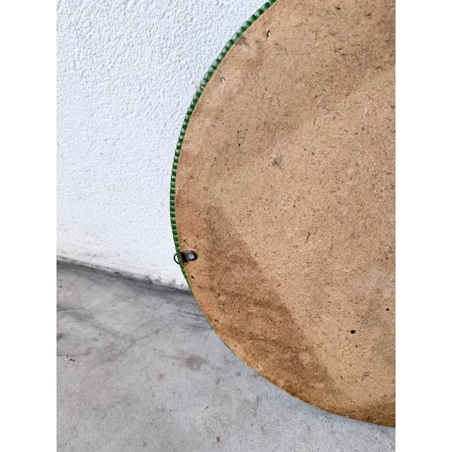 Round Wicker Mirror, 1960s For Sale - Image 17 of 18