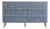 Arabesque Bone Inlay Six-Drawer Dresser - Blue by House of Jaipur For Sale