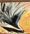 "Crickets for Snacks" a Skunk Painting by LWren Walraven For Sale - Image 4 of 9