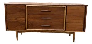 1960s Mainline by Hooker 9 Drawer Dresser, Attributed