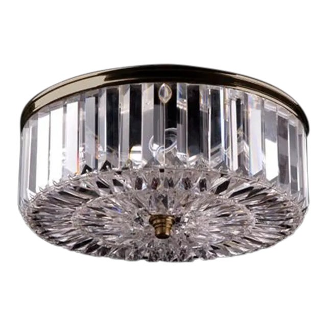 Pier12 Flush Mount in Patinated Finish For Sale