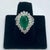 2010s Diamond Emerald Ring 7.50 TCW 18 Karat GIA Certified, Size 6.5 For Sale - Image 5 of 10