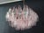 Mid-Century Modern Murano Poliedri Chandelier with Pink Glasses from Carlo Scarpa, 1990s For Sale - Image 3 of 18