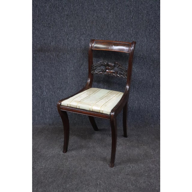 Mahogany Federal Style Eagle Chair For Sale In Philadelphia - Image 6 of 6