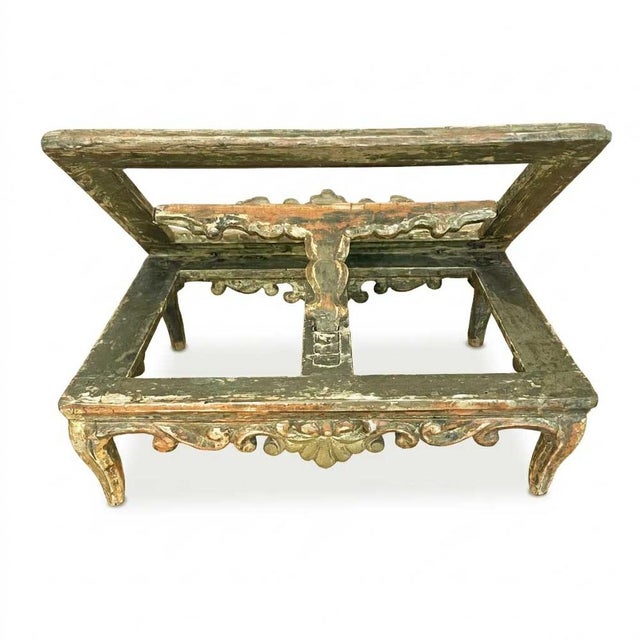 Venetian Rococo Carved and Gilded Table Lectern, 1700s For Sale - Image 7 of 10