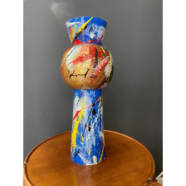Early 21st Century Metal Vase by Silvio Formichetti, 2000s For Sale - Image 5 of 10