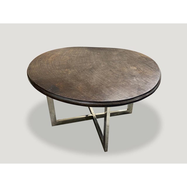 Wood Andrianna Shamaris Ulin Wood Cocktail Table For Sale - Image 7 of 18