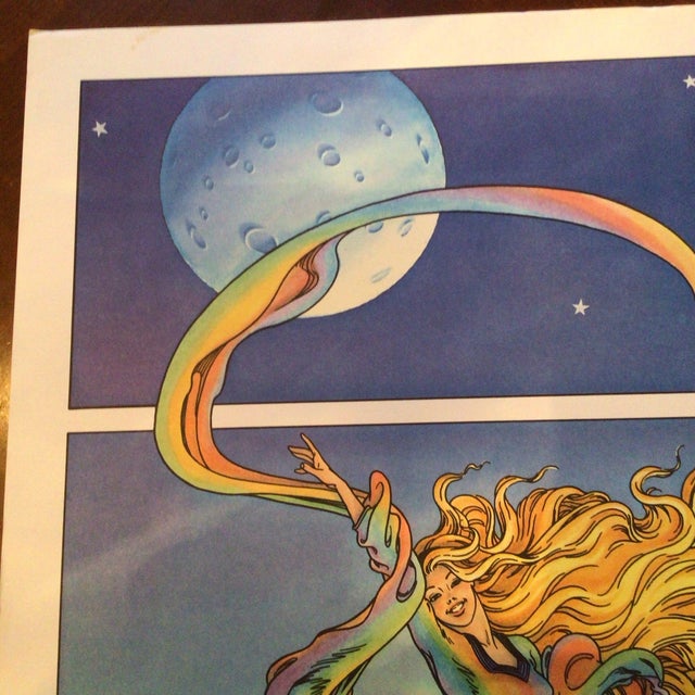 Signed and numbered poster of “Polychrome” by Eric Shanower. Polychrome appears in Eric Shanower's The Giant Garden of Oz...