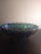 1940s Indiana Carnival Glass Iridiscent Harvest Pattern Footed Oval Bowl For Sale - Image 4 of 8
