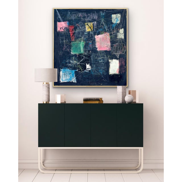 Abstract Sarah Trundle, Contemporary Abstract Painting, "Motion to Adjourn" For Sale - Image 3 of 7