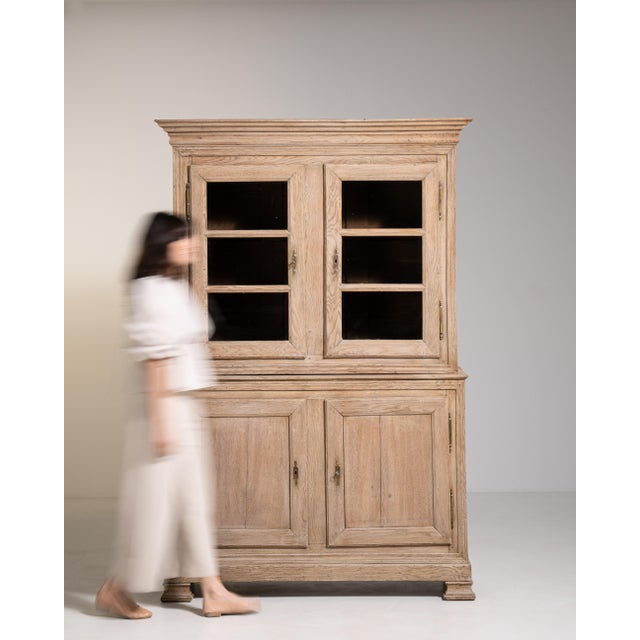 Wood Oak Provençal Vitrine, French Rustic Design, France, Circa 1880 For Sale - Image 7 of 18