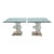 Pair Vintage Mid-Century Modern Stacked Lucite Helix Spiral Tables For Sale