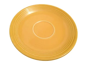 Vintage Yellow Fiesta Fiestaware Saucer Cup Plate