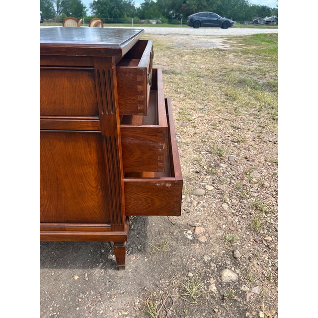 French 19th Century Louis XVI Mahogany Chest of Drawers For Sale - Image 6 of 12