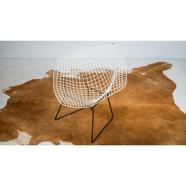 1970s Attributed to Knoll Bertoia Diamond Chair With Full Cover For Sale - Image 17 of 18