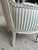 Vintage French Louis XV Style Striped Silk Bergère Chair With Matching Pillow For Sale - Image 16 of 16