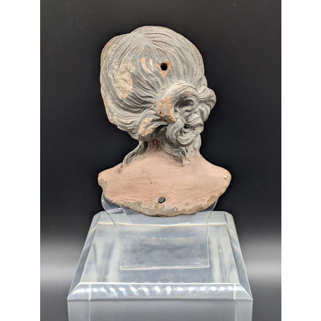 Late 18th Century Neapolitan Glass-Eyed Santon Head For Sale - Image 10 of 10