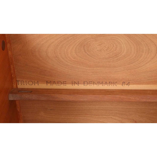 Mid-Century Modern Danish Teak "Waterfall" Side Table by Trioh For Sale - Image 10 of 10