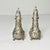 The Stieff Co. Vintage Hollywood Regency Chippendale Stieff Repousse Full Chased Sterling Footed Salt & Pepper Shakers - A Pair For Sale - Image 4 of 13