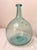 Antique 1797-30 Gallatin-Kramer Glassworks Hand Blown Glass Aqua Bulbous Bottle For Sale - Image 11 of 11
