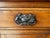 English Edwardian Art Nouveau Walnut Sideboard with Hand-Carved Floral Panels, 1900s For Sale - Image 5 of 15