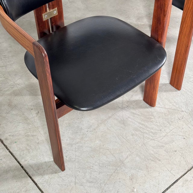 Set of Large Pamplona Chairs attributed to Augusto Savini for Pozzi, 1965, Set of 8 For Sale - Image 10 of 18