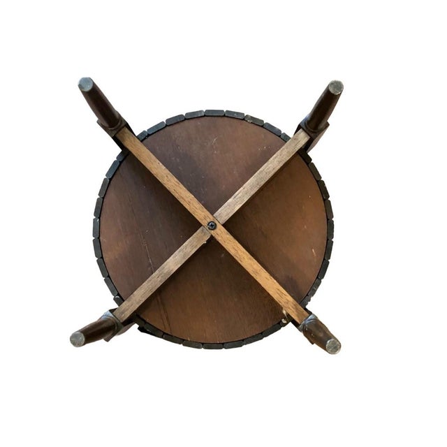 Vintage Mid Century Elevated Barrel Planter Pot by Karimoku For Sale In Seattle - Image 6 of 9