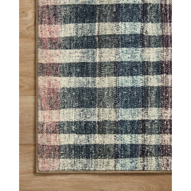 2020s Chris Loves Julia x LoloiHumphrey Plum / Multi 3'-6" x 5'-6" Accent Rug For Sale - Image 5 of 9