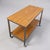 Contemporary Mid-Century Walnut and Chrome Bar Cart For Sale - Image 3 of 13