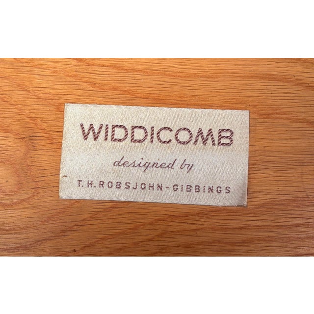Mid 20th Century T.H. Robsjohn-Gibbings for Widdicomb Mid-Century Walnut Nightstand For Sale - Image 14 of 15