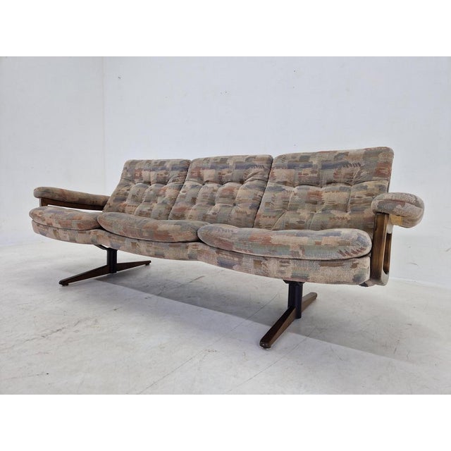 Mid-Century Sofa, Denmark, 1970s For Sale - Image 4 of 14
