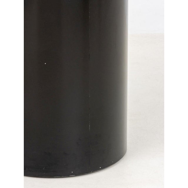 Modern Glass Top Pedestal Table For Sale - Image 4 of 5