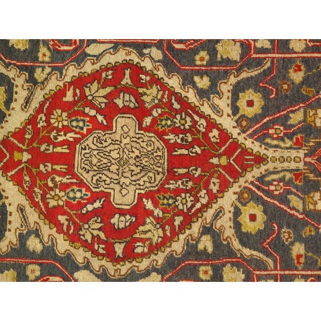 Early 20th Century Antique Turkish Sivas Hand-Knotted Rug - 4′5″ × 6′5″ For Sale - Image 4 of 5