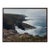 Contemporary A Distant Haze by Jon Doran | Oil on Panel Sea Cliffs Above Breaking Surf For Sale
