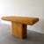 Vintage Postmodern Pedestal Burlwood Console 1980s For Sale - Image 9 of 12