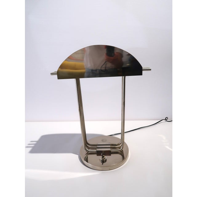 Gold Art Deco Table Lamp by Marcel Breuer, 1925 For Sale - Image 8 of 8