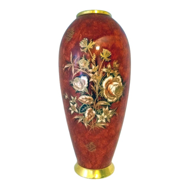 Vintage Lindner Kueps Bavaria Vase Western Germany - "Liliane" 157/5 For Sale