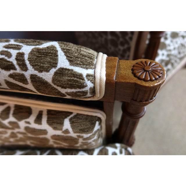 Wood 19th Century Bergère Armchairs, Set of 2 For Sale - Image 7 of 14