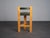 Architectural Wood and Leather Bar Stools, Netherlands, 1990s, Set of 3 For Sale - Image 6 of 11