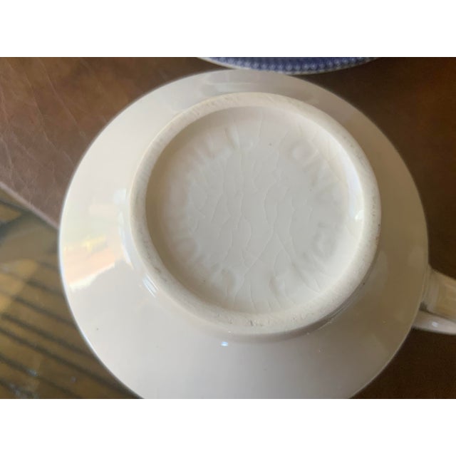 1970s Churchill Blue Willow Tea/Coffee Cup & Saucers for 12 - 23 pcs For Sale In Naples, FL - Image 6 of 6